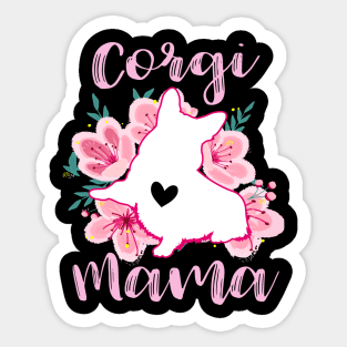 Corgi mama Sticker